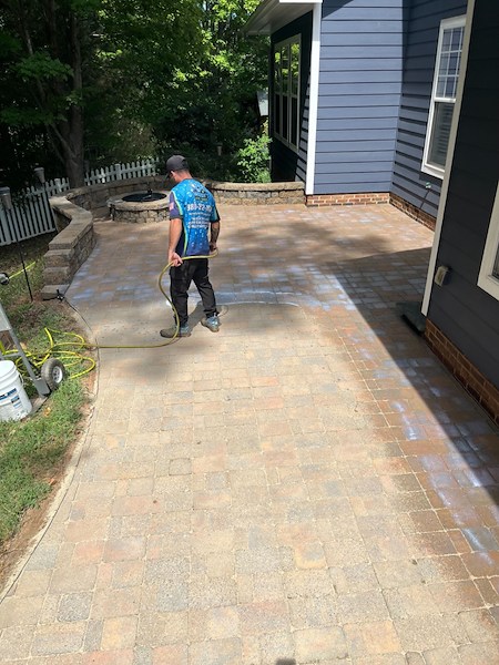 Sealing Backyard Paver Patio
